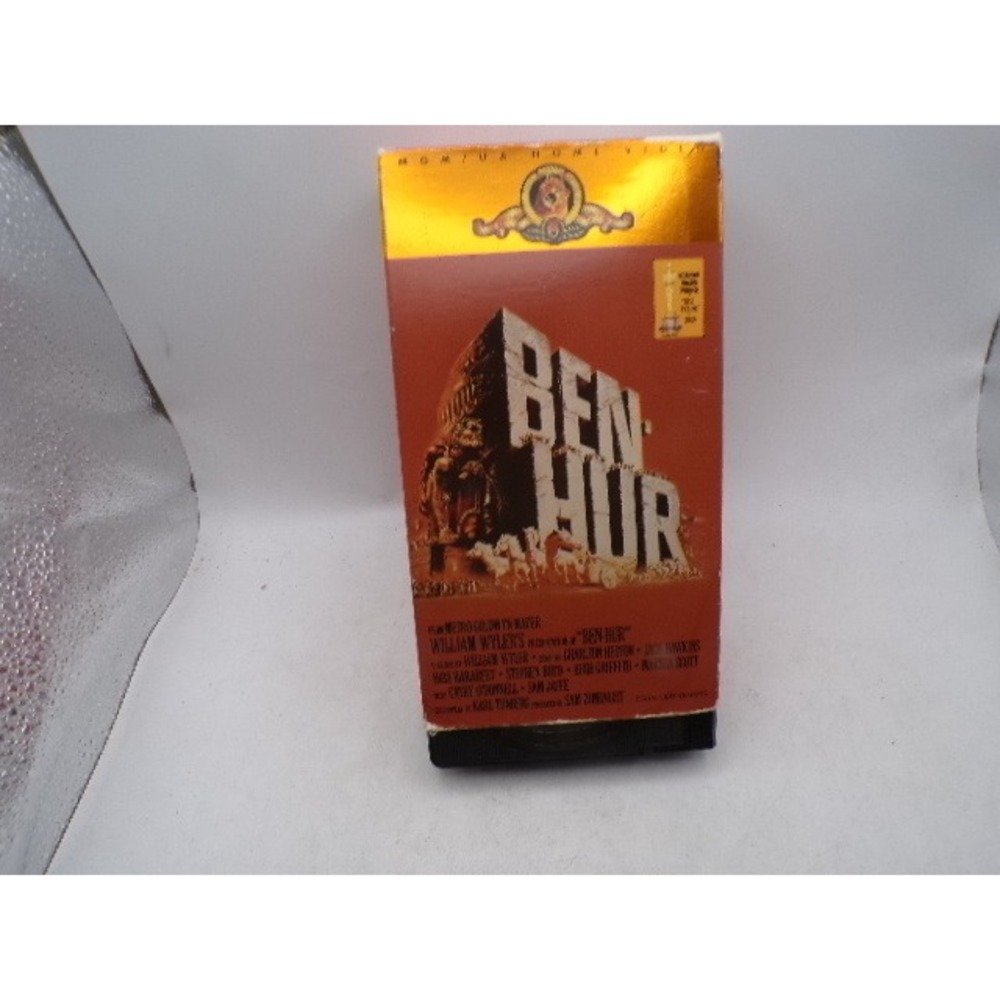 Ben-Hur‎ VHS MGM/UA Home Video Charlton Heston William Wyler Epic Drama Movie